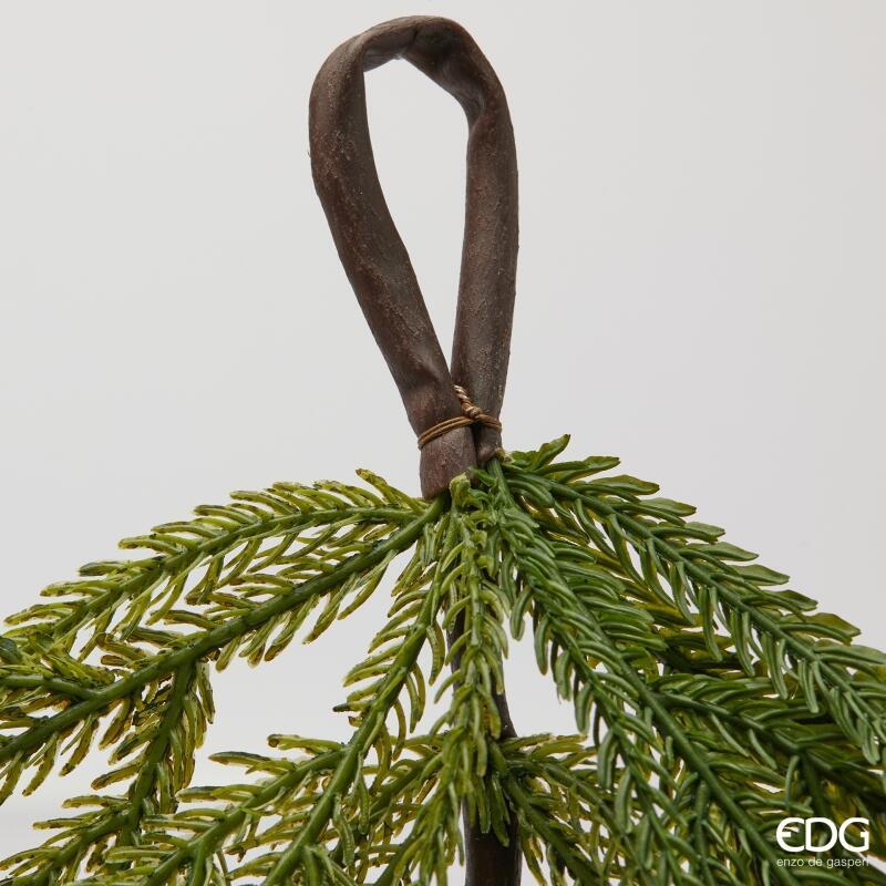 edg enzo de gasperi edg enzo de gasperi cryptomeria festone di natale l 210 cm green ean 8059824581402