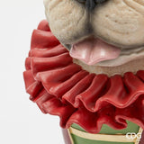 edg enzo de gasperi edg enzo de gasperi decoro bulldog natalizio h 36 cm d 145 cm bianco rosso ean 8059824541550