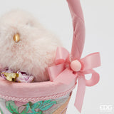 edg enzo de gasperi edg enzo de gasperi decoro cesto di pasqua con pulcino h 23 cm d 12 cm multicolor ean 8059824625861