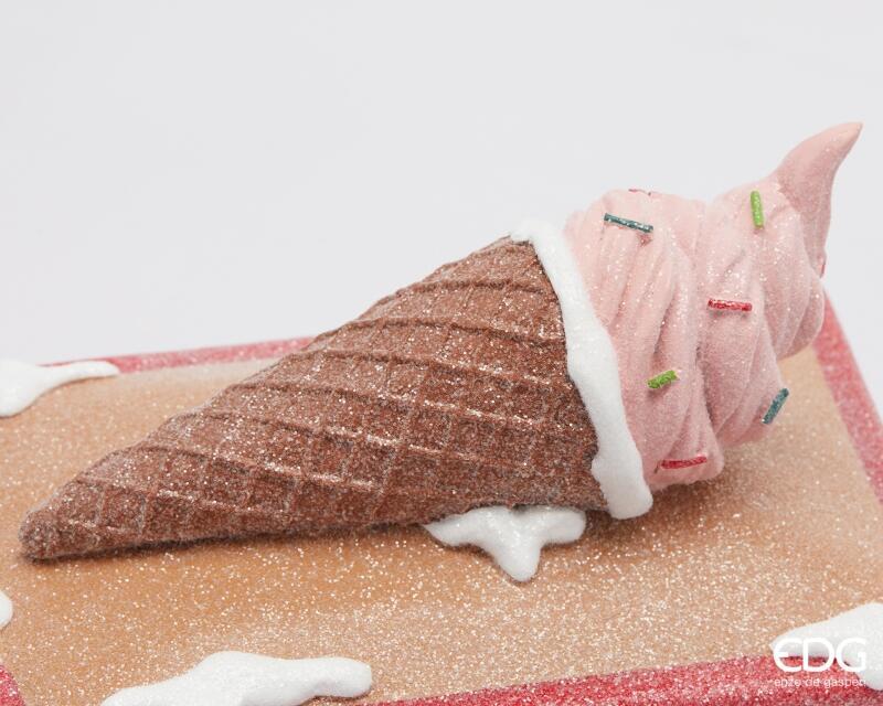 edg enzo de gasperi edg enzo de gasperi decoro furgoncino marzapane natale h 22 cm l 26 cm l 135 cm multicolo ean 8059824561626