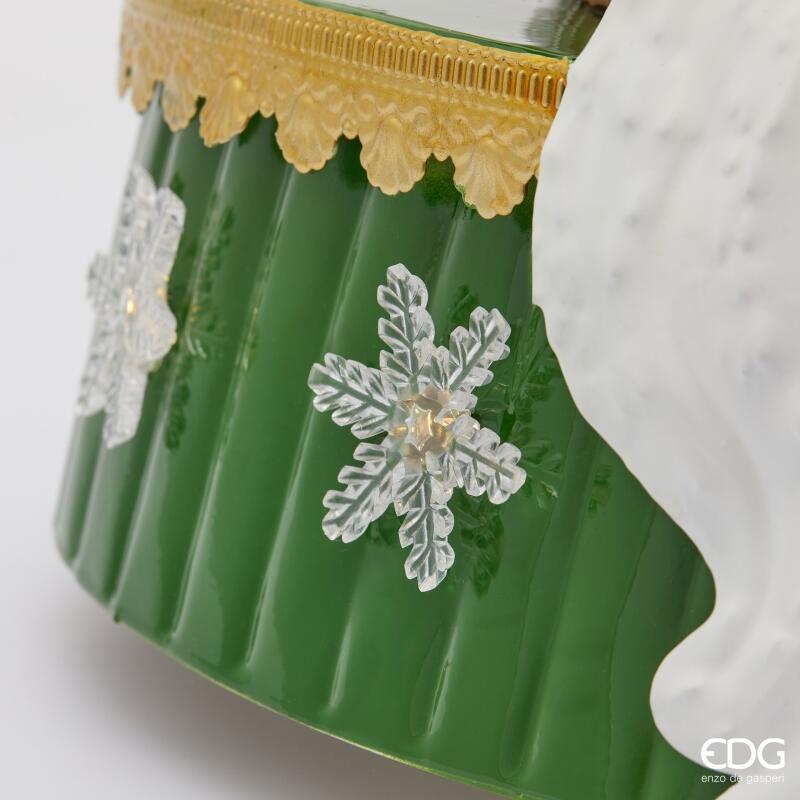 edg enzo de gasperi edg enzo de gasperi decoro soldatini di natale led h 85 cm l 40 cm l 27 cm green red ean 8059824542038