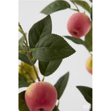 edg enzo de gasperi edg enzo de gasperi melo con vaso e foglie x8 pianta artificiale h 60 cm rosso ean 8059824634788