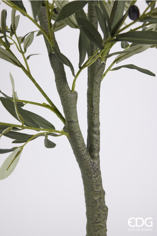 edg enzo de gasperi edg enzo de gasperi olivo con vaso h 190 cm pianta artificiale verde ean 8059824378644