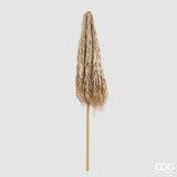 edg enzo de gasperi edg enzo de gasperi ombrellone da esterno in paglia champagne d 200 cm h 240 cm ean 8059824348913