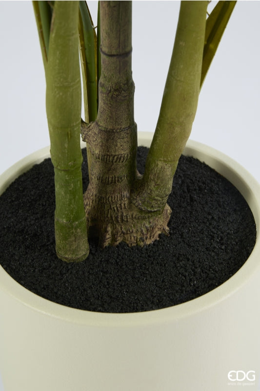 edg enzo de gasperi edg enzo de gasperi palma areca vogue con vaso pianta artificiale h 183 cm verde ean 8059824607393