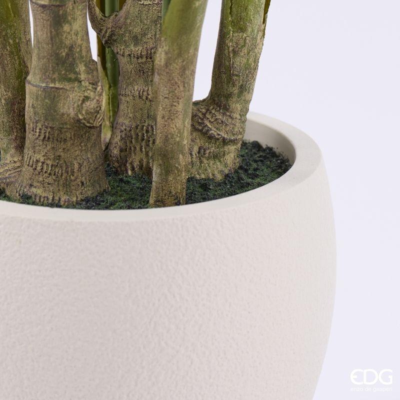 edg enzo de gasperi edg enzo de gasperi pianta artificiale palma areca vogue con vaso h210 cm pianta decorativa realistica design moderno ean 8059824655035