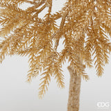 edg enzo de gasperi edg enzo de gasperi pino natale glitter con base h 91 cm gold ean 8059824516527