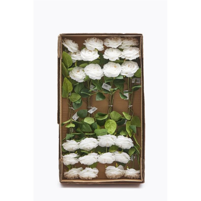 edg enzo de gasperi edg enzo de gasperi rosa alma olis 2 fg h 48 cm pianta artificiale bianco ean 8059824011985