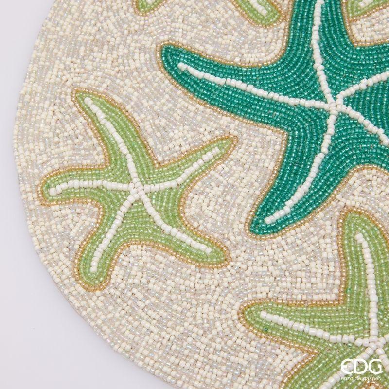 edg enzo de gasperi edg enzo de gasperi sottopiatto stellamarina rotondo d 36 cm mix verde ean 8059824652324