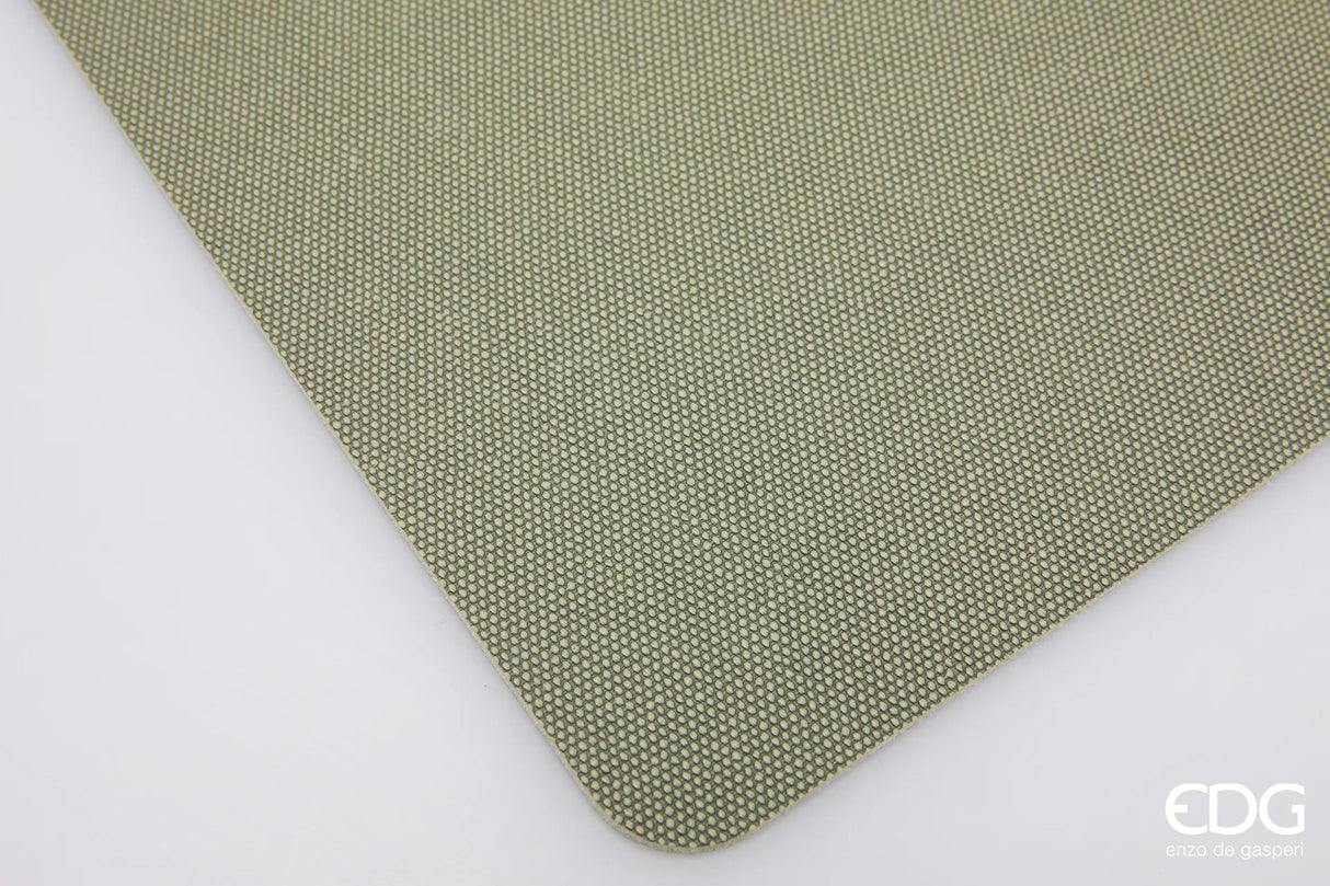 edg enzo de gasperi edg enzo de gasperi tovaglietta bicolore rettangolare 46 x 35 cm sage ean 8059824513045