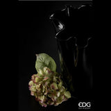 edg enzo de gasperi edg enzo de gasperi vaso drappo nida h 40 cm d 30 cm vetro nero ean 8031295822253