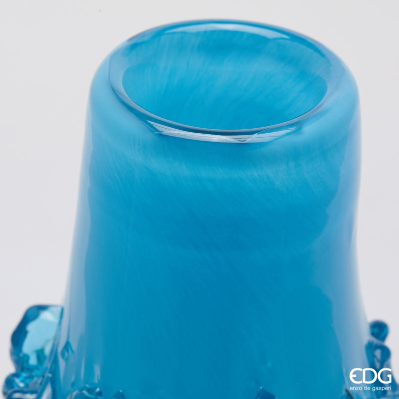 edg enzo de gasperi edg enzo de gasperi vaso gemme goccia h 40 cm d 25 cm blu ean 8059824632463
