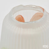 edg enzo de gasperi edg enzo de gasperi vaso macula rotondo h 36 cm d 23 cm waterproof vetro mix orange ean 8059824618818