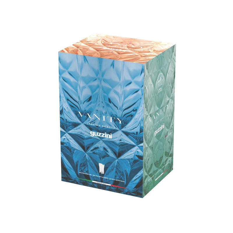 guzzini guzzini portabicchieri vanity bio based 12 x 103 cm h 1830 cm rosso ean 8008392400882
