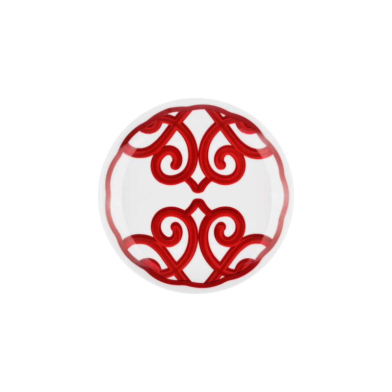 guzzini guzzini set 6 posti tavola harmonia natalizia porcellana bianco rosso 18 pz ean 8008392412441