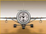 lowell lowell orologio aeroplano da tavolo o parete metallo 41 x 16 x 8 cm gold ean 8008457715883