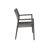 Moia Greenwood Moia Greenwood Stuhl, Sessel, Padova Contract aus anthrazitgrauem Aluminium und Wicker – eleganter und strapazierfähiger Designerstuhl für den Außenbereich, EAN 8013054835261