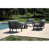 moia greenwood moia greenwood set salottino santa cruz in alluminio antracite e corda grigia 2 poltrone divano 2 posti e tavolino ean 8013054838279