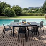 moia greenwood moia greenwood tavolo santorini allungabile 265330398x110 cm alluminio antracite tavolo outdoor design moderno estensibile ean 8013054834905