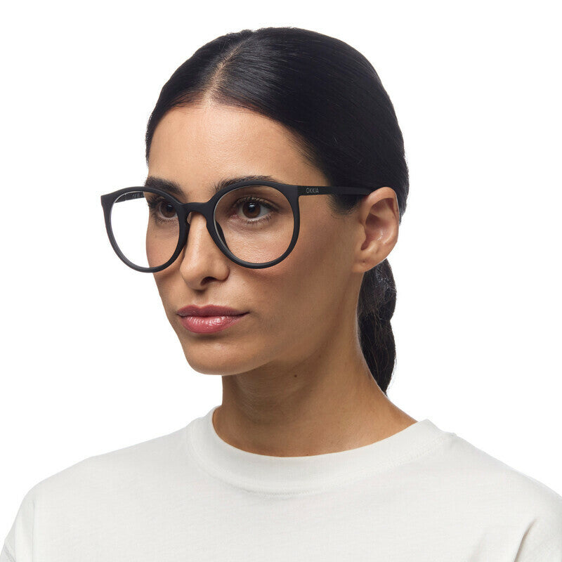 okkia okkia occhiale da lettura mod bologna premontato soft touch black diottrie 2 00 ean 8056211374074