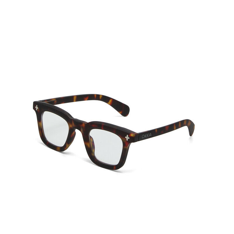 okkia okkia occhiale da lettura mod firenze premontato soft touch classic havana diottrie 1 00 ean 8056211374784