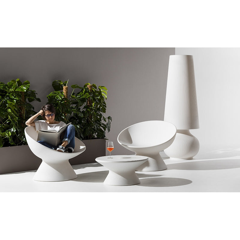 plust plust piano hpl per tavolo fade coffee colore bianco d 70 cm