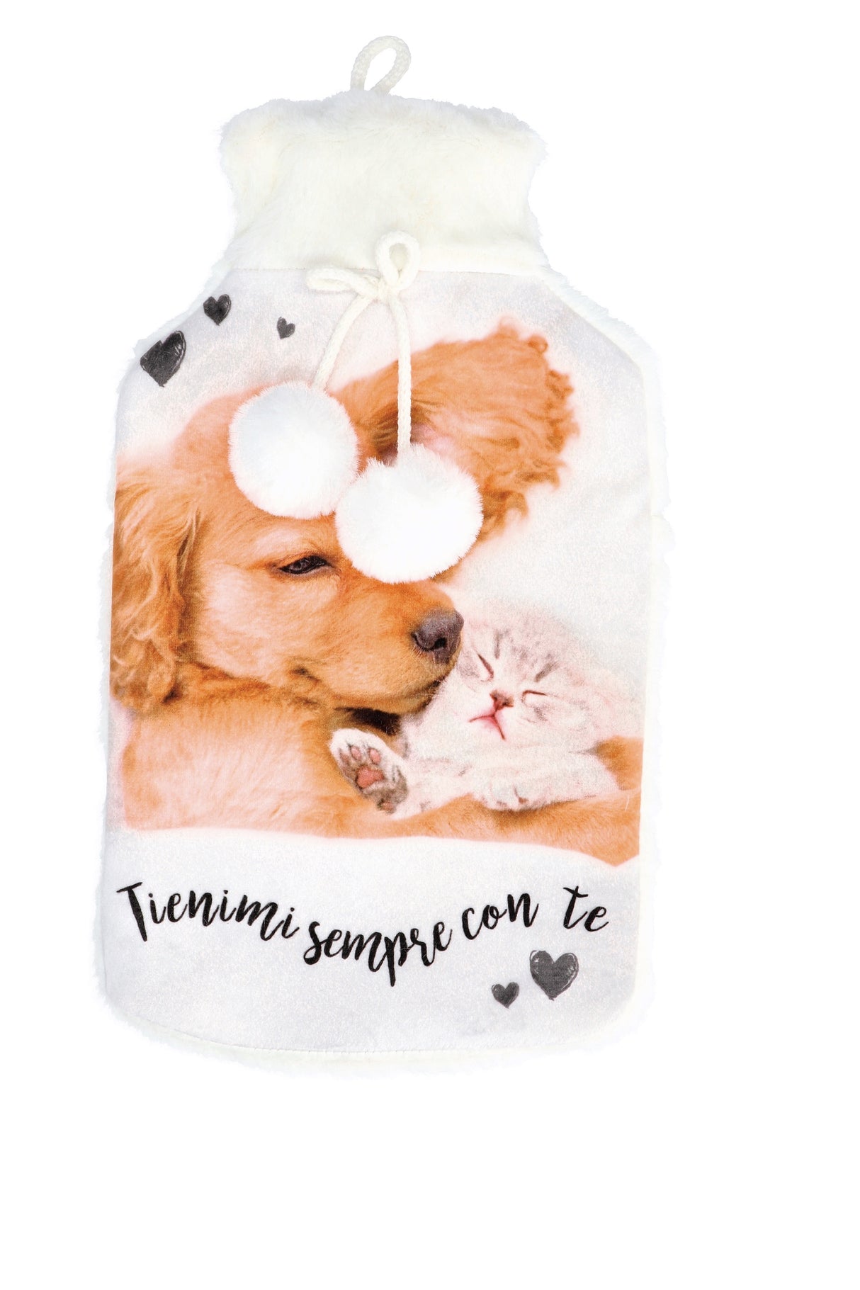 regalo italiano regalo italiano borsa acqua calda con cover pet natalizi ass 2 lt multicolor 1 pz ean 8021785770263