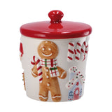 regalo italiano regalo italiano scatola natale d 13 cm h 17 cm ceramica ass bianco rosso 1 pz ean 8057586035652