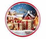 regalo italiano regalo italiano sottopiatto natale tondo plastica d 33 cm ass multicolor 1 pz ean 8057586065031