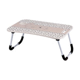 Italienisches Geschenk Italienisches Geschenk Klapptisch mit Tablet-Halterung aus MDF und Eisen 60 x 40 cm, H 26 cm Für Frühstück, Bett und Sofa 1 Stück EAN 8057586091160