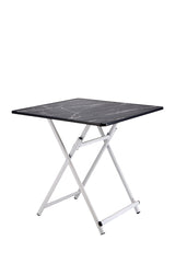 Italienisches Geschenk Italienisches Geschenk Klapptisch aus MDF und Eisen, 70 x 70 cm, H 71 cm, platzsparender Mehrzwecktisch für Wohn- und Küchenbereich, EAN 8057586091184