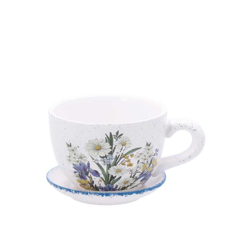 regalo italiano regalo italiano tazza con piattino 16 x 12 cm h 9 cm ass tazza decorativa in ceramica con sottotazza 1 pz ean 8057586191808