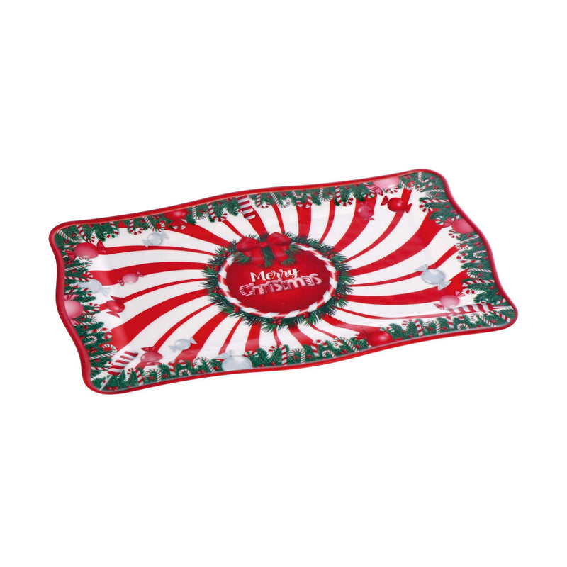 regalo italiano regalo italiano vassoio rettangolare melamina ass 36 x 23 cm h 15 cm rosso 1 pz ean 8057586035393