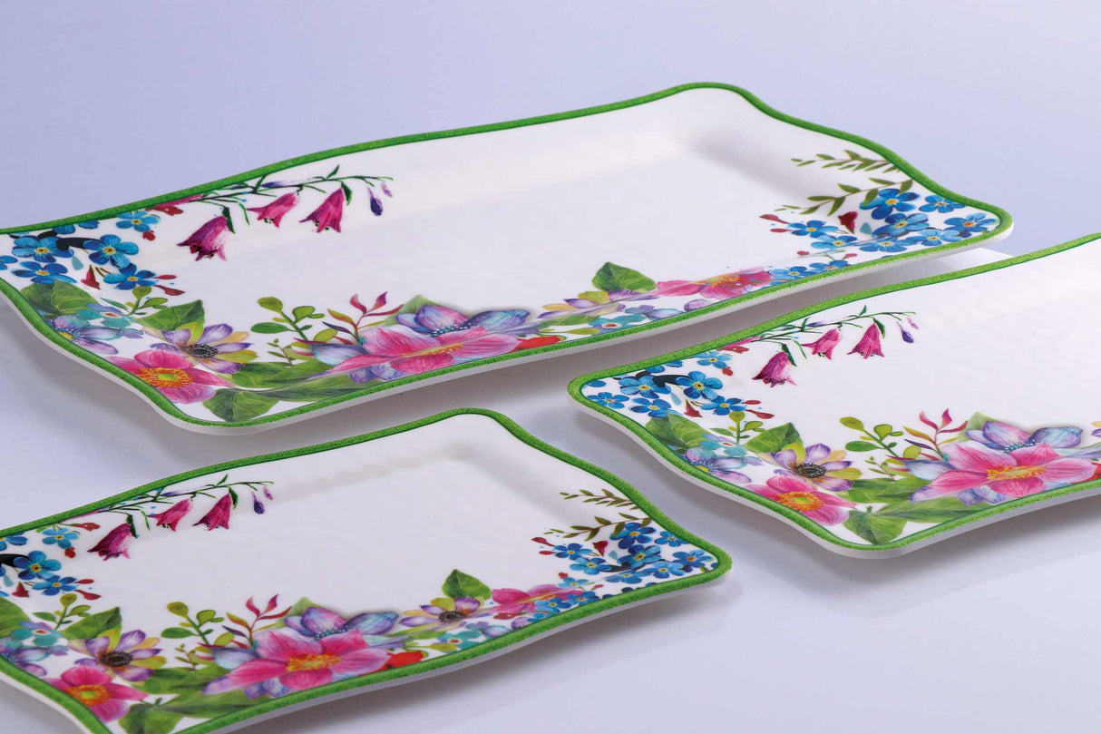 regalo italiano regalo italiano vassoio rettangolare shia melamina 30 x 21 cm h 15 cm multicolor ean 8057586111615