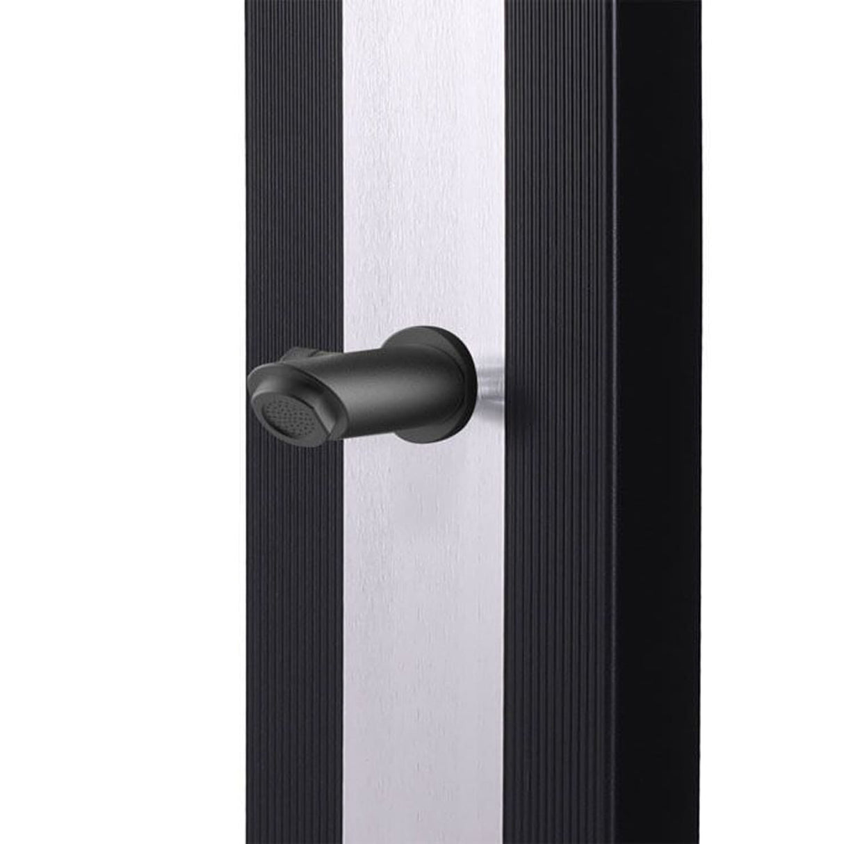 immagine-3-sined-ella-nera-inox-doccia-in-alluminio-solare-da-40-l-nero-fascia-inox-ean-8025431016927