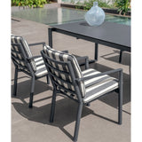 talenti talenti finn tavolo rettangolare pranzo allungabile 205 270 x 100 cm graphite