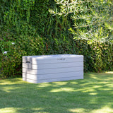 toomax toomax baule multiuso dolomiti 640 effetto legno contenitore con pistoni pneumatici per esterno ean 8009371019033