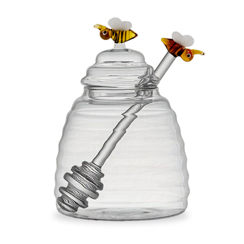 wd lifestyle wd lifestyle barattolo per miele vetro con decori ape 500 ml ean 8053300579112