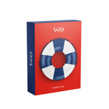 wd lifestyle wd lifestyle salvagente gonfiabile decorazione fasce bianche e blu