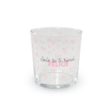 wd lifestyle wd lifestyle set 4 bicchieri in vetro 300 ml decoro scritte colorate ean 8055035685311