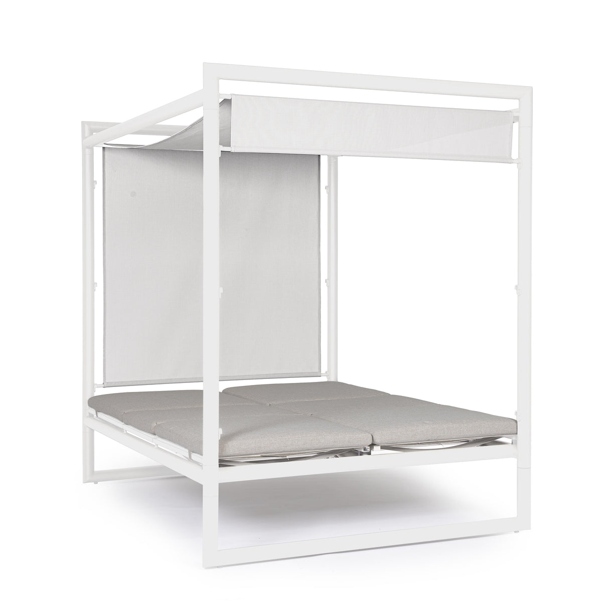 bizzotto bizzotto daybed konnor bianco struttura alluminio 213 x 149 x 196 cm tessuto idrorepellente ean 8051836690127