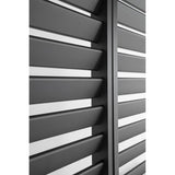 bizzotto bizzotto frangisole laterale per pergola ocean h 238 cm l 93 cm antracite ean 8051836466913