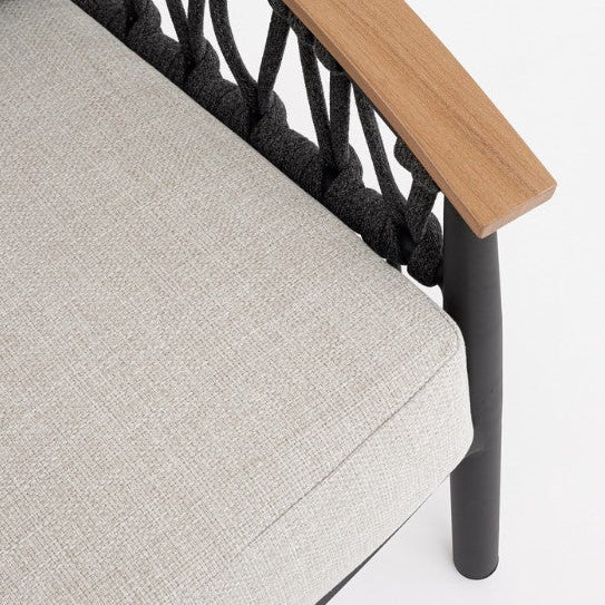 bizzotto bizzotto poltrona fenix con cuscini colore antracite ean 8051836778719