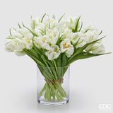 edg enzo de gasperi edg enzo de gasperi bouquete tulipano parrot x3 h 40 cm con bocciolo bianco ean 8059824612649