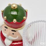 edg enzo de gasperi edg enzo de gasperi contenitore soldatino natale h 30 cm d 11 cm green red ean 8059824539618