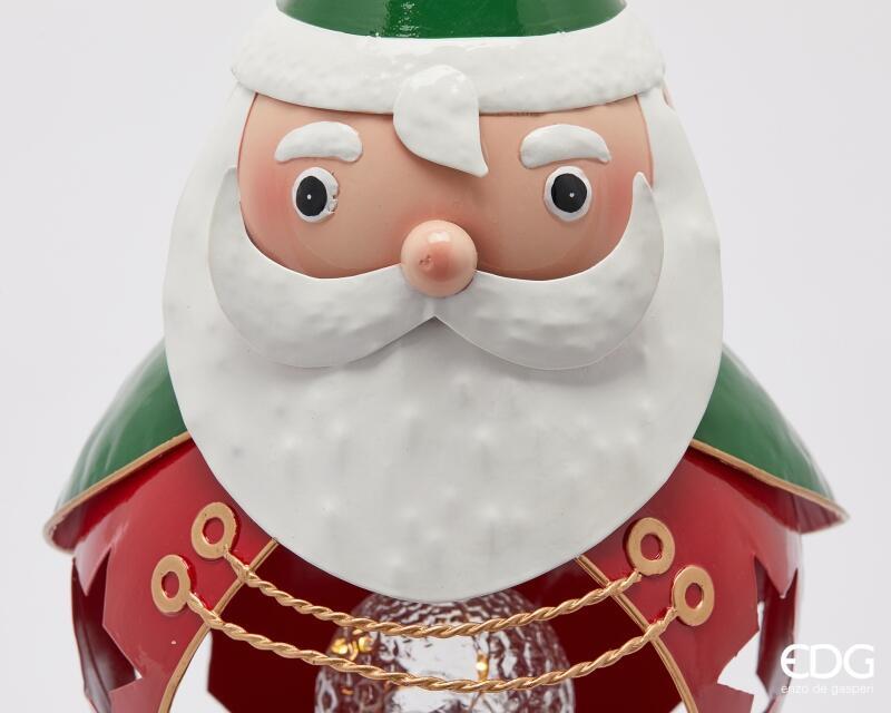 edg enzo de gasperi edg enzo de gasperi decoro babbo natale led h 53 cm d 16 cm green red ean 8059824542106