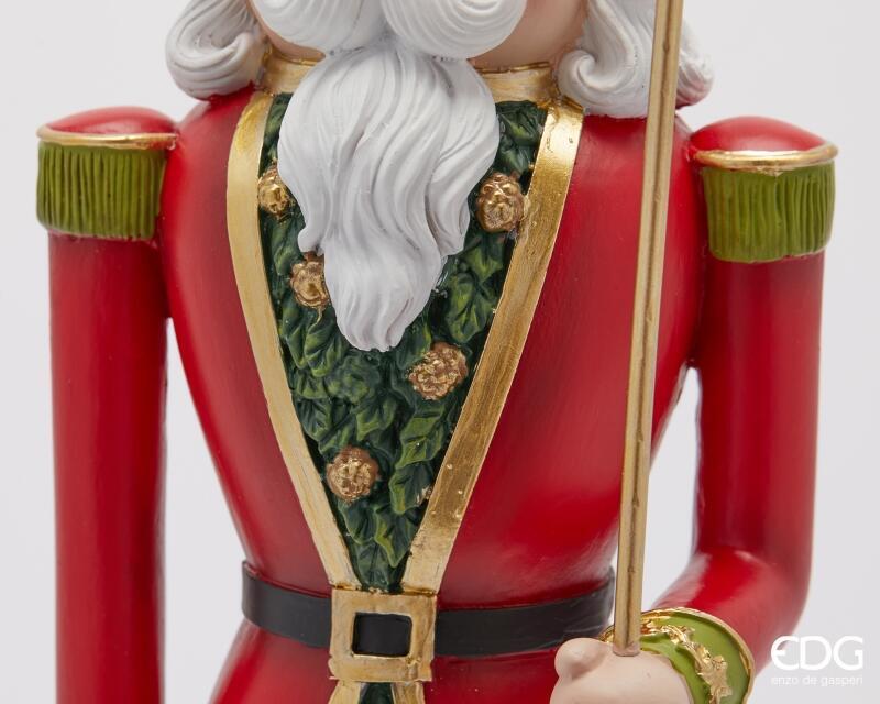 edg enzo de gasperi edg enzo de gasperi decoro soldatino natale con alabarda h 515 cm l 14 cm l 13 cm green red ean 8059824541352
