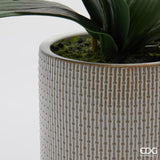 edg enzo de gasperi edg enzo de gasperi orchidea phalaenopsis x2 con foglie e vaso h 51 cm pianta artificiale rosa chiaro ean 8059824513755