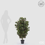 edg enzo de gasperi edg enzo de gasperi pianta artificiale agrifoglio h 129 cm con bacche e vaso anti uv verde per interno ed esterno ean 8059824655301