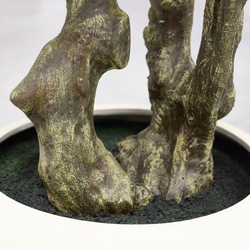 edg enzo de gasperi edg enzo de gasperi pianta artificiale ficus lyrata vogue con vaso h240 cm pianta decorativa realistica design moderno ean 8059824655141